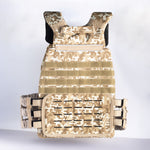 Beige Pixel Camo Weighted Vest