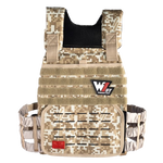 Beige Pixel Camo Weighted Vest
