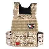 Beige Pixel Camo Weighted Vest