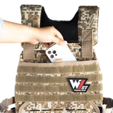 Beige Pixel Camo Weighted Vest