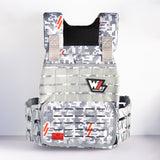 Gray Pixel Camo Weighted Vest