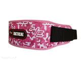Pink weightlifting belt