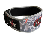Gray weightlifting belt